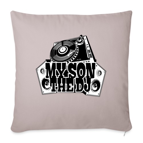 my son the dj - Throw Pillow Cover 17.5” x 17.5”