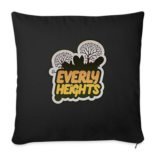Everly Heights Sunburst Logo - Throw Pillow Cover 17.5” x 17.5”