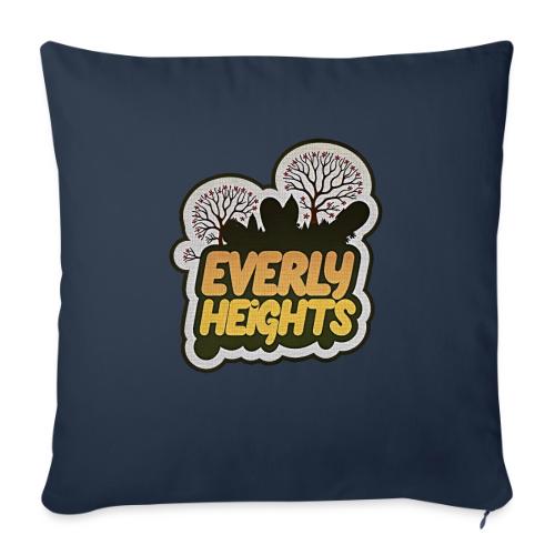 Everly Heights Sunburst Logo - Throw Pillow Cover 17.5” x 17.5”