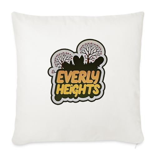 Everly Heights Sunburst Logo - Throw Pillow Cover 17.5” x 17.5”