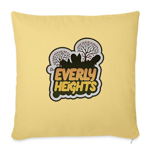 Everly Heights Sunburst Logo - Throw Pillow Cover 17.5” x 17.5”