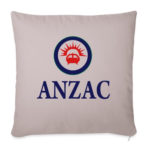 Team ANZAC - Throw Pillow Cover 17.5” x 17.5”