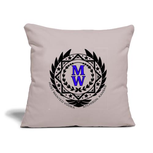 The Most Wanted Crest - Throw Pillow Cover 17.5” x 17.5”