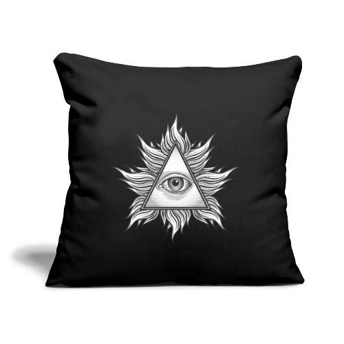 The All Seeing Eye - Throw Pillow Cover 17.5” x 17.5”