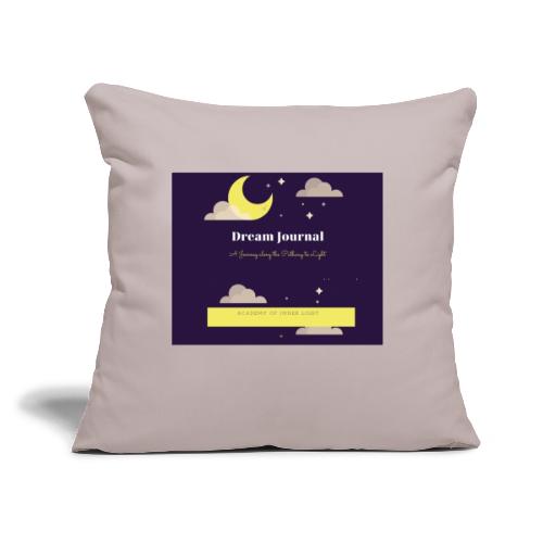 DREAM JOURNAL (ACADEMY OF INNER LIGHT) - Throw Pillow Cover 17.5” x 17.5”