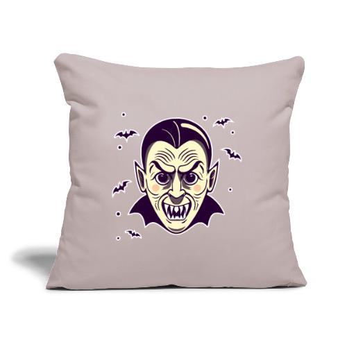 Vampire - Throw Pillow Cover 17.5” x 17.5”