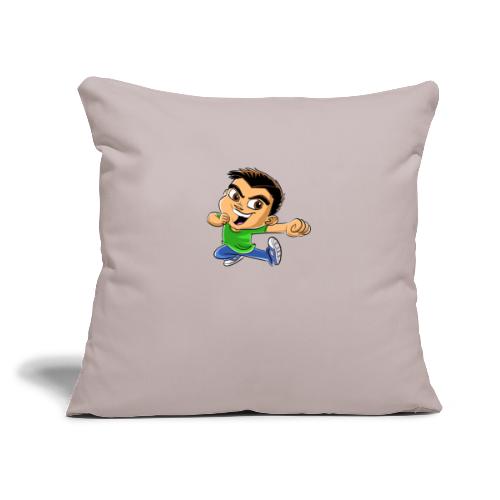 HobbyPig HobbyKarate - Throw Pillow Cover 17.5” x 17.5”