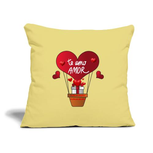 Fashion Valentine's Day Hearts, Gifts February 14 - Throw Pillow Cover 17.5” x 17.5”