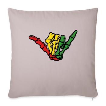SHAKA REGGAE RASTA - Housse de coussin décorative - taupe clair - Devant
