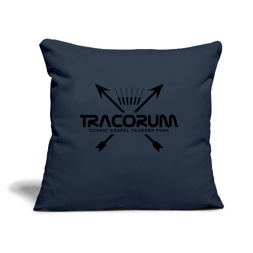 Piano Arrows Tracorum Black - Throw Pillow Cover 17.5” x 17.5”