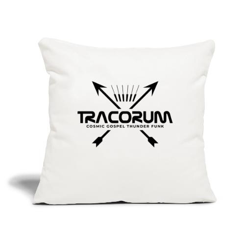 Piano Arrows Tracorum Black - Throw Pillow Cover 17.5” x 17.5”