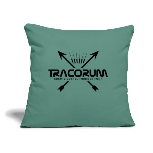 Piano Arrows Tracorum Black - Throw Pillow Cover 17.5” x 17.5”