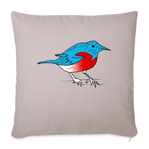 Birdie - Throw Pillow Cover 17.5” x 17.5”