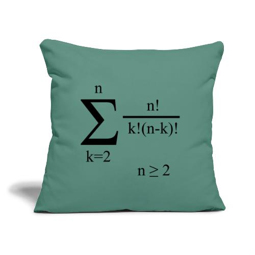 Poly Formula - Throw Pillow Cover 17.5” x 17.5”