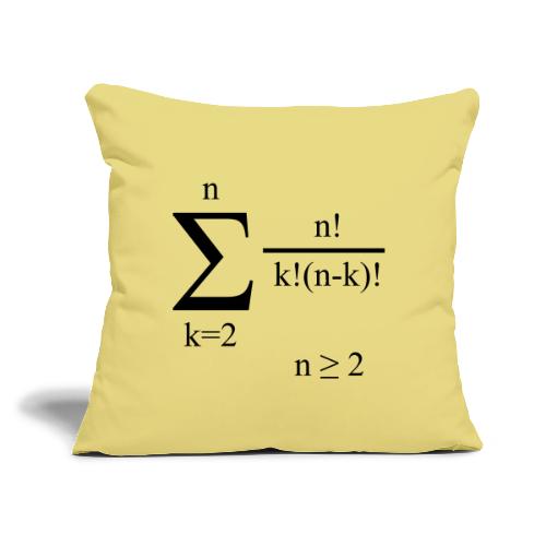 Poly Formula - Throw Pillow Cover 17.5” x 17.5”