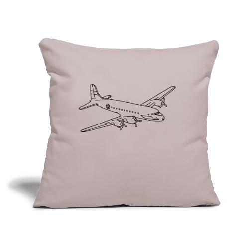 Airplane - Throw Pillow Cover 17.5” x 17.5”