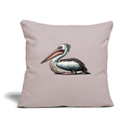 Pelican - Throw Pillow Cover 17.5” x 17.5”