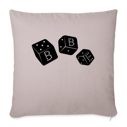 black box_vector2 - Throw Pillow Cover 17.5” x 17.5”