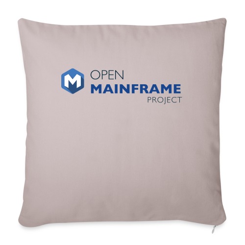 Open Mainframe Project - Throw Pillow Cover 17.5” x 17.5”