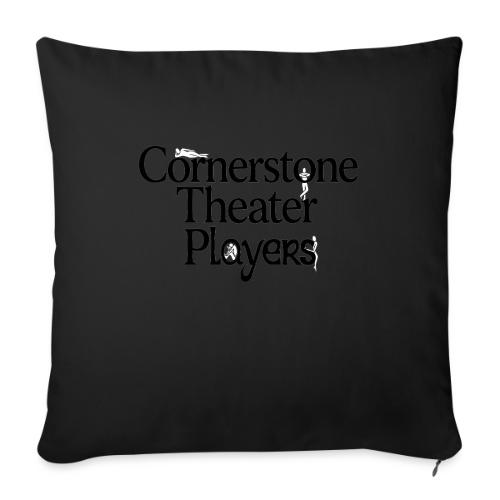 Cornerstone Theater Players - Throw Pillow Cover 17.5” x 17.5”