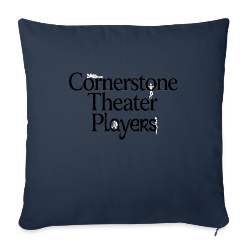 Cornerstone Theater Players - Throw Pillow Cover 17.5” x 17.5”