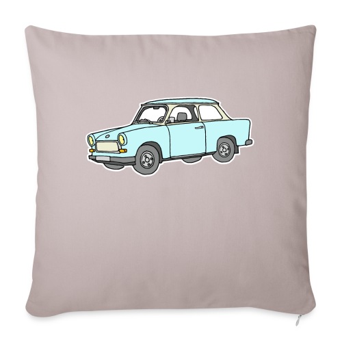 Trabant (lightblue) - Throw Pillow Cover 17.5” x 17.5”