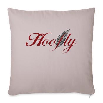 Jordan Print - Throw Pillow Cover 17.5” x 17.5” - light taupe - Front