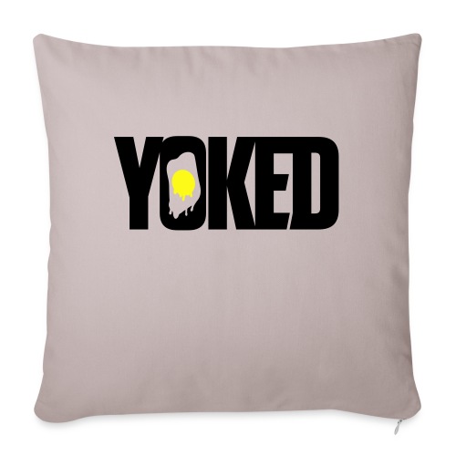 YOKED - Throw Pillow Cover 17.5” x 17.5”