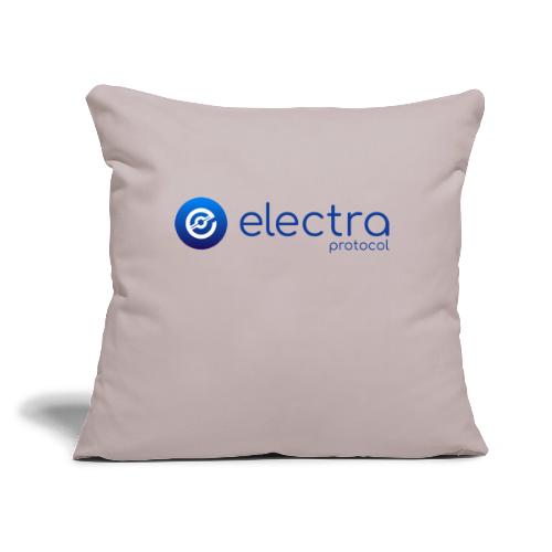 Electra Protocol Blue Logo - Throw Pillow Cover 17.5” x 17.5”