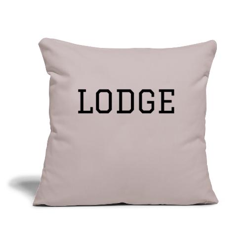 LODGE 01 - Throw Pillow Cover 17.5” x 17.5”