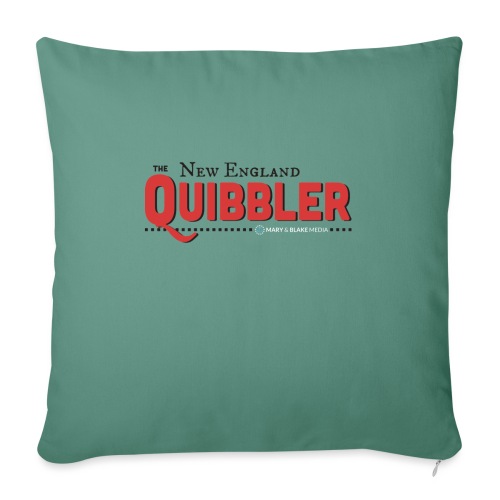 The New England Quibbler - Throw Pillow Cover 17.5” x 17.5”