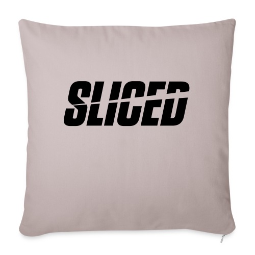 SLICED - Throw Pillow Cover 17.5” x 17.5”