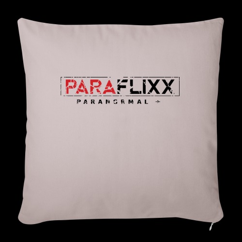 PARAFlixx Black Grunge - Throw Pillow Cover 17.5” x 17.5”