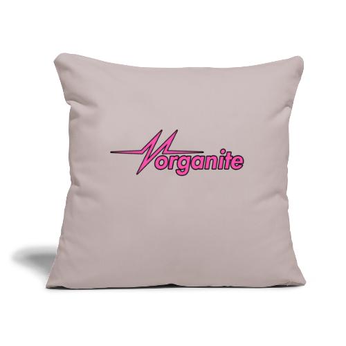 Morganite - Throw Pillow Cover 17.5” x 17.5”