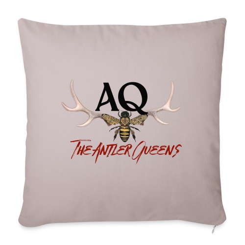 AQ logo - Throw Pillow Cover 17.5” x 17.5”