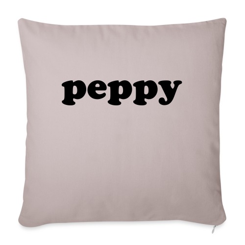 PEPPY - Throw Pillow Cover 17.5” x 17.5”