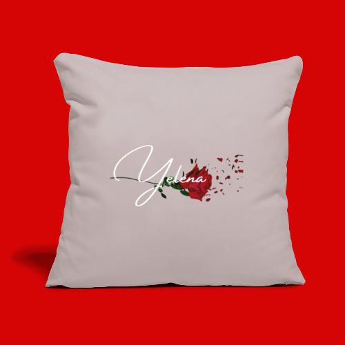 Yelena Logo 2 - Throw Pillow Cover 17.5” x 17.5”