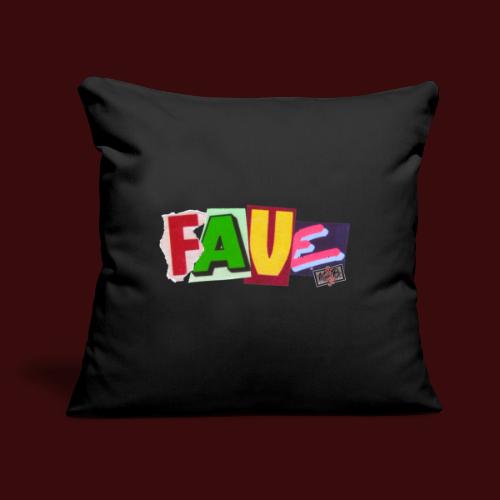 It's a FAVE! - Throw Pillow Cover 17.5” x 17.5”