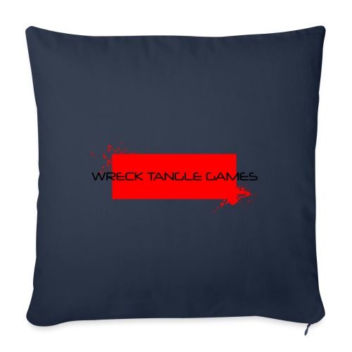 Wreck Tangle Games Logo - Throw Pillow Cover 17.5” x 17.5”