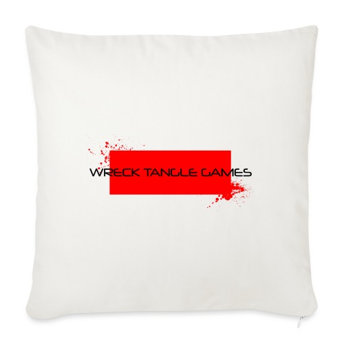 Wreck Tangle Games Logo - Throw Pillow Cover 17.5” x 17.5”