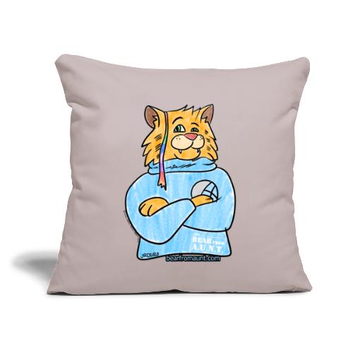 Elizabeth the Bobcat (H2D) - Throw Pillow Cover 17.5” x 17.5”