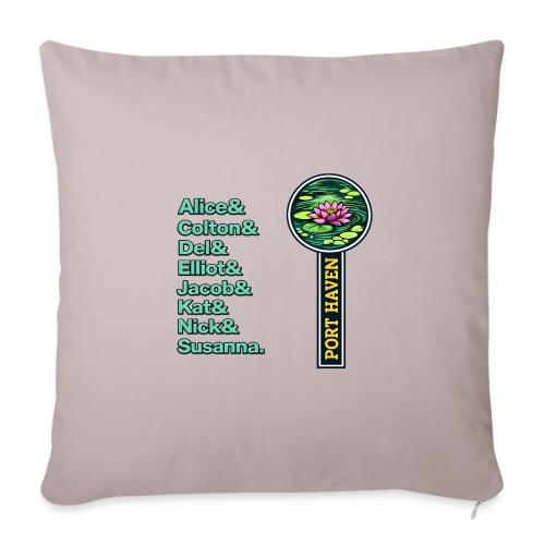 Port Haven Crew - Throw Pillow Cover 17.5” x 17.5”