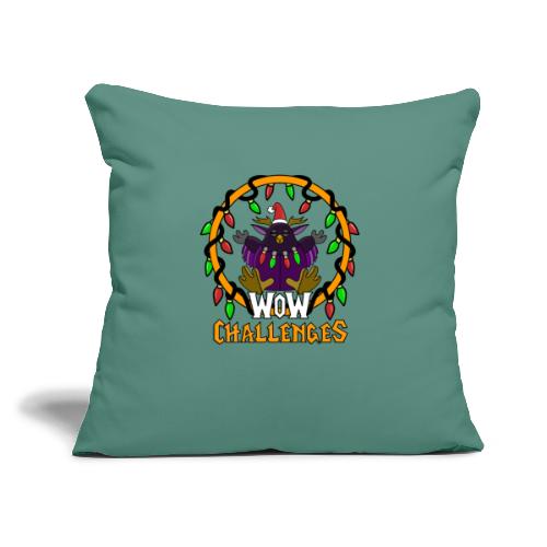 WoW Challenges Holiday Plushkin - Throw Pillow Cover 17.5” x 17.5”