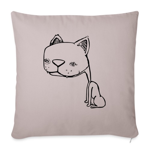 Meowy Wowie - Throw Pillow Cover 17.5” x 17.5”