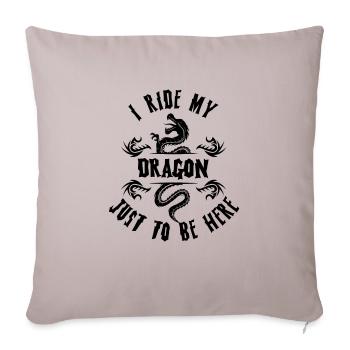 Renaissance Festival Ren Fair Faire Medieval - Throw Pillow Cover 17.5” x 17.5” - light taupe - Front