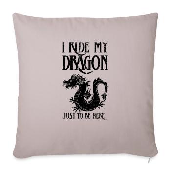 Renaissance Festival Ren Fair Faire Medieval - Throw Pillow Cover 17.5” x 17.5” - light taupe - Front