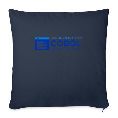 COBOL Programming Course - Throw Pillow Cover 17.5” x 17.5”