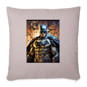 Infinity mind - Throw Pillow Cover 17.5” x 17.5” - light taupe - Front