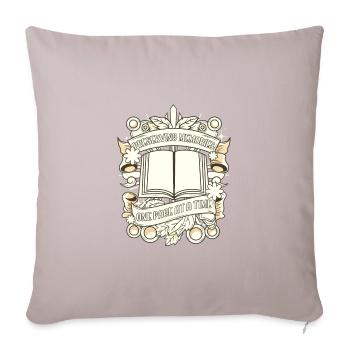 Scrapbooking Preserving Memories One Page at Time - Throw Pillow Cover 17.5” x 17.5” - light taupe - Front