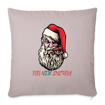 Big Nick Energy - Throw Pillow Cover 17.5” x 17.5” - light taupe - Front